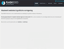 Tablet Screenshot of flash3000.nl